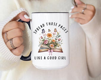 Spicy Book Lover Mug: Funny Smut Reader Gift