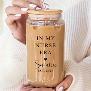 Personalized RN Coffee Mug with Name, Registered Nurse Gifts for New Nurse , RN Graduation Gift , Nurse Graduation Mug Gift, Nursing School