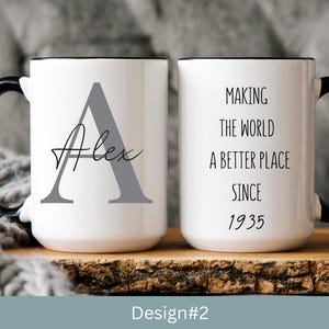 90th Birthday Gift Custom Gifts for Men Sentimental Great Grandpa Mug Birthday Gift Born in 1935 Mug Turning 90 Year Old Coffee Mug Ninety