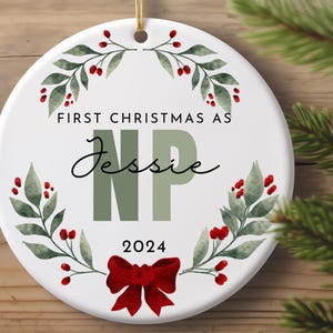 Personalized Nurse Practitioner Ornament,Nurse Practitioner Graduation Gift,Gifts for Nurse Practitioner, Nurse Practitioner Appreciation,NP