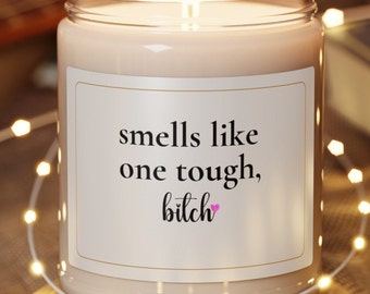 Tough B*tch Cancer Candle - Custom Warrior Gift