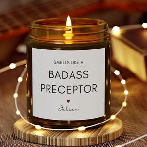 Funny Preceptor Candle,Gift for Her or Him,Nurse Preceptor Gift,Nursing Preceptor Gifts,Nurse Practitioner Gift for Woman,Nurse graduation