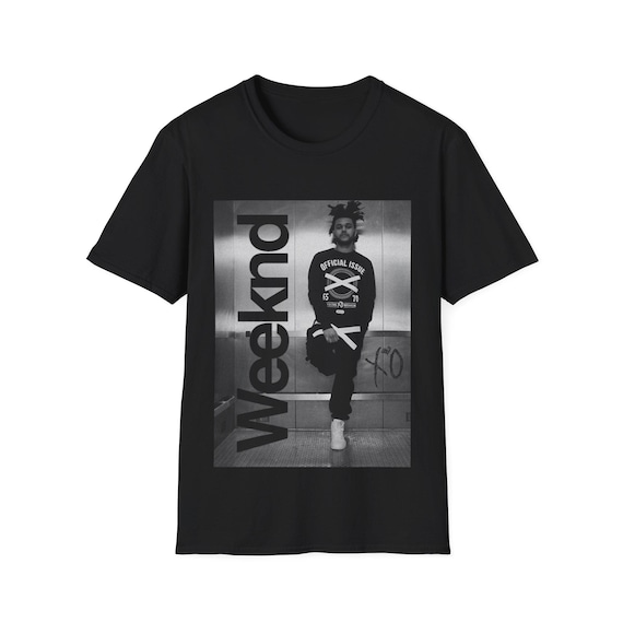 WEEKEND グラフィック Tシャツ ブラック The Weeknd Graphic Black & White T-shirt - Etsy