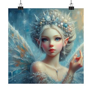 Whimsical Fairy Art Poster, Enchanted Wall Decor for Fantasy Lovers, Fairy Tale Gift, Magical Room Art, Home Decoration Ideas