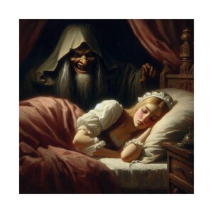 Gothic Matte Vertikale Poster, Dark Art Decor, Horror Themed Wandkunst, Einzigartige Schlafzimmer Ästhetik, Gruselige Wohnkultur, Halloween Dekoration