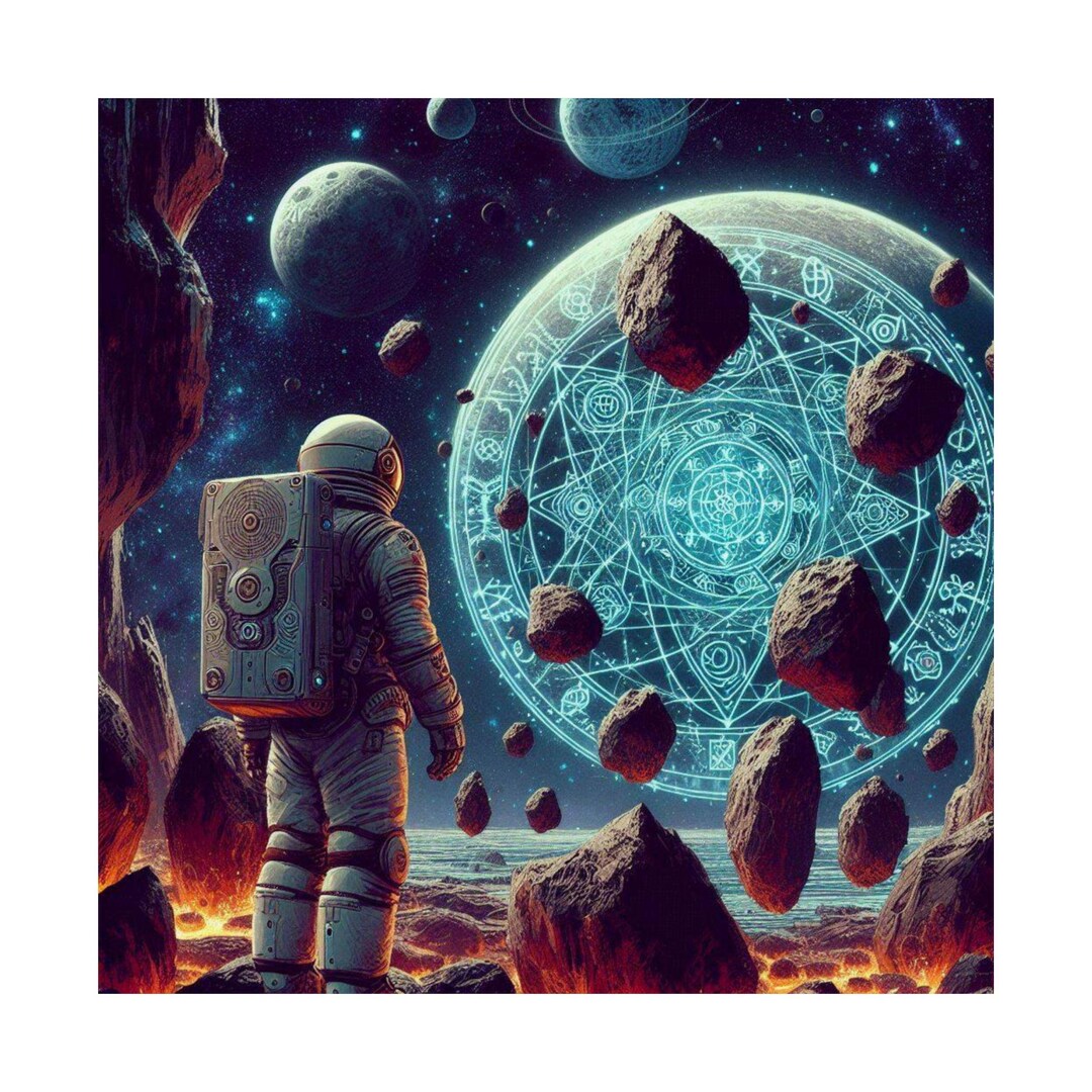 Arcane Space, Runes, Cosmic Adventure Posters, Astronaut Art Prints ...