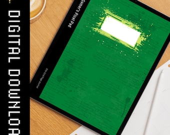 Gamer's Pixel Pad Journal | Utskrivbar anteckningsbok med punktrutnät (digital nedladdning)