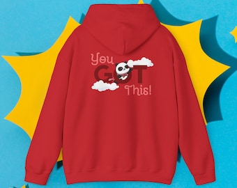 You Got This Super Panda Hoodie | Smiling Cloud Encouragement Sweatshirt