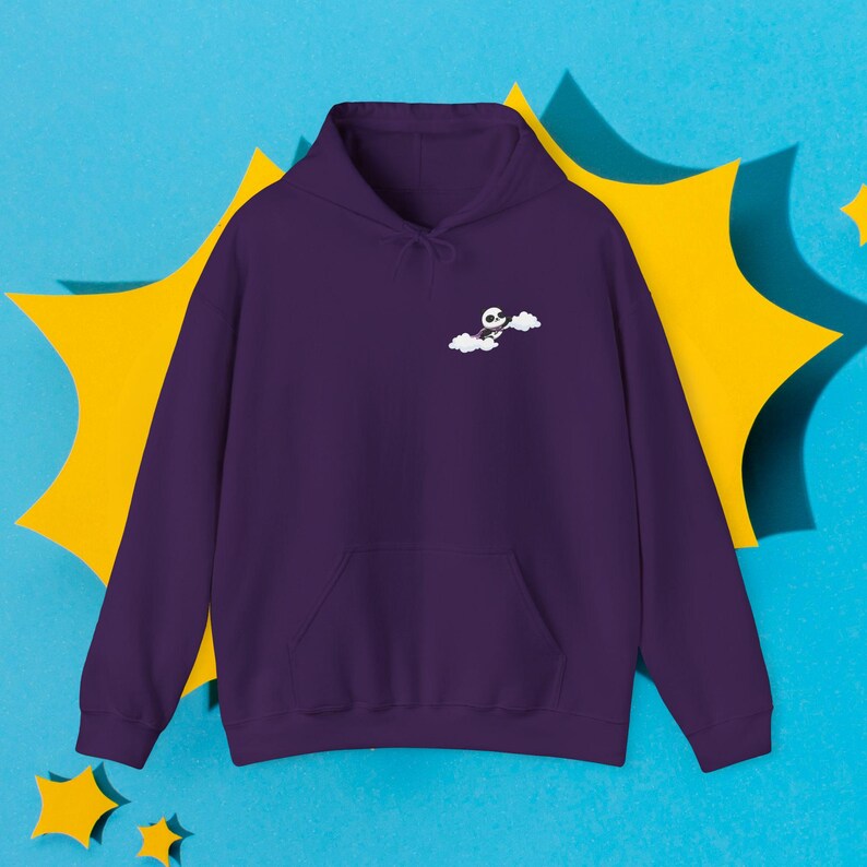 You Got This Super Panda Hoodie | Smiling Cloud Encouragement Sweatshirt Bild 11