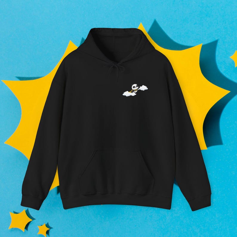 You Got This Super Panda Hoodie | Smiling Cloud Encouragement Sweatshirt Bild 5