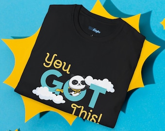 You Got This Panda T-Shirt | Encouragement Clouds