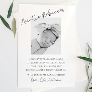Proposta de padrinho, cartão personalizado "Você será minha madrinha", cartão de padrinhos, cartão de proposta de padrinho, proposta de madrinha, cartão com foto,