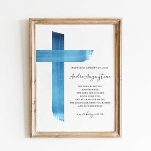 Baptism Print, Baptism Prayer for Child, Baptism Cross Print, Baptism Prayer, Custom Name Baptism Print, Baptism Prayer Sign For Boy