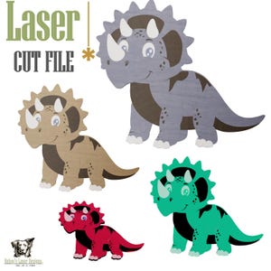 Baby Dinosaur SVG: 3D Laser Cut File, Nursery Wall Art (Digital Download)