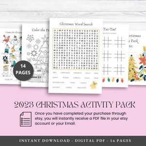 Weihnachts-Klassenzimmer-Aktivitäten für Kinder, Weihnachten um die Welt & Aktivitäten-Paket, einfache Grundschul-Klassenzimmer-Aktivitäten