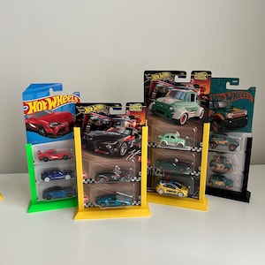 Soportes para tarjetas de exhibición de autos Hot Wheels 3