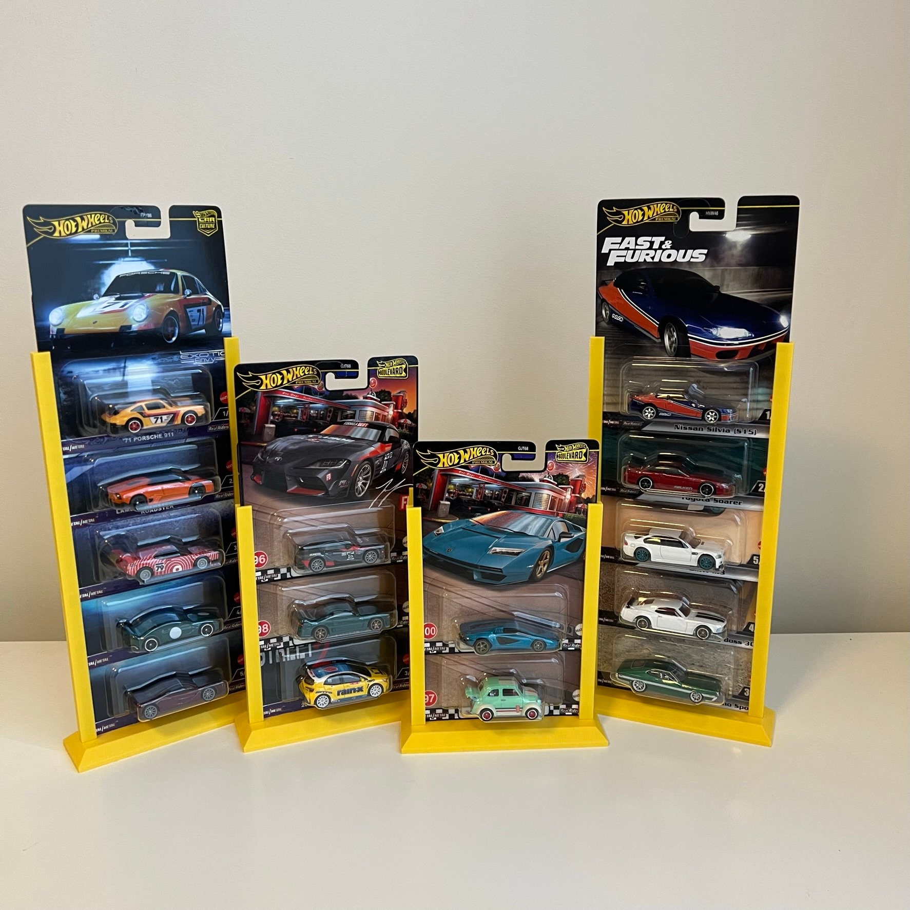 Hot Wheels 3 Car Display Stands Card Holders - Etsy