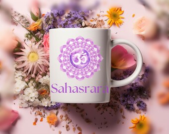 Sahasrara Mug | Crown Chakra Coffee Mug, Spiritual Gift