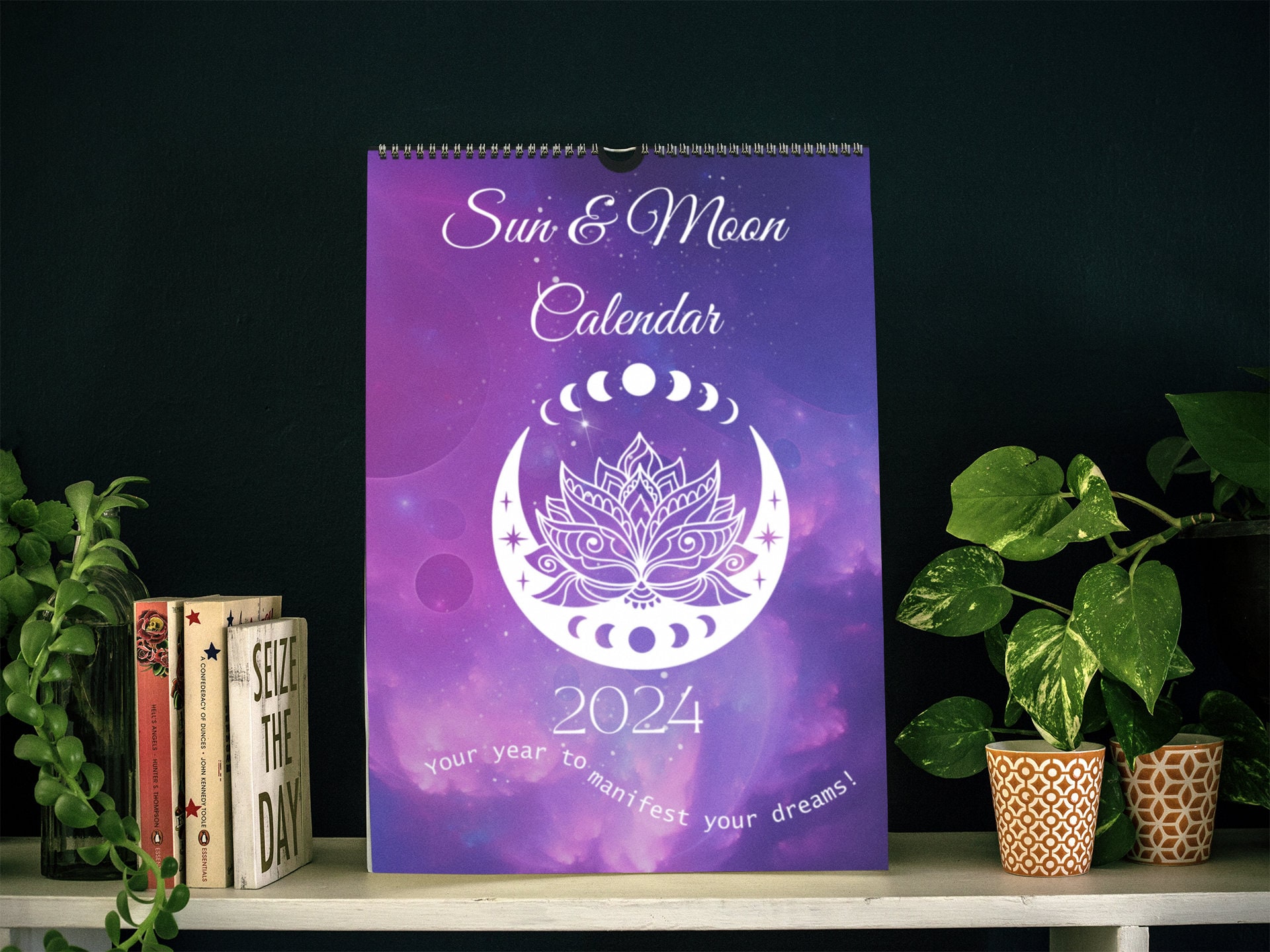 Sun & Moon Calendar 2024 Your Year to Manifest Your Dreams Star Sign