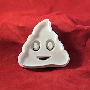 Poop emoji cookie cutter
