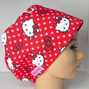 Hello Kittys Scrub Cap - Etsy display picture 1