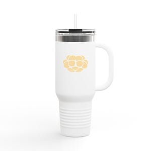 40oz Insulated Travel Mug with Handle - Perfect for Coffee Lovers, Camping, Road Trips, Gifts, Personalized Beverage Tumbler