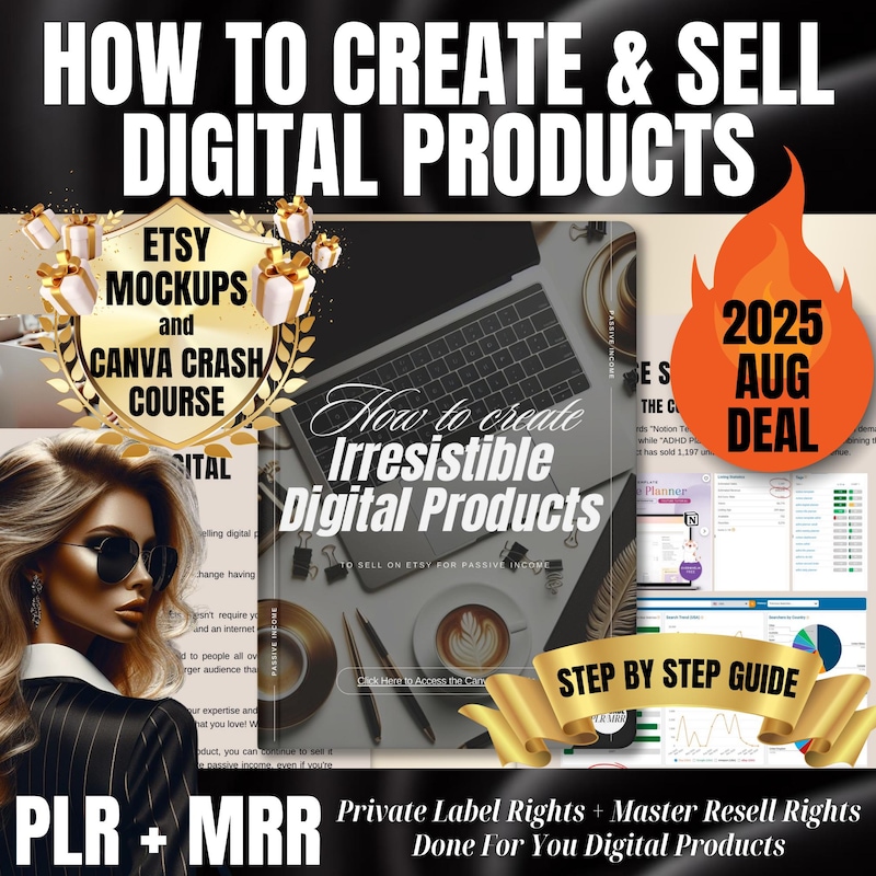 Top Best Selling Digital Products Etsy