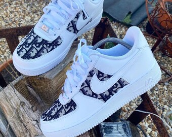 Blaue Etsy Air Force 1 Custom Custom Schuhe, Custom Air Force 1, Custom Sneaker, Muttertagsgeschenk