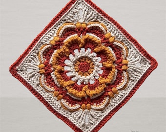 Crochet Pattern - Fancy Nancy Square