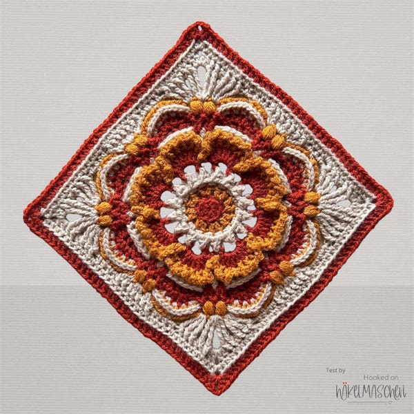 Crochet Pattern - Fancy Nancy Square