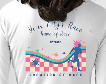 Your Citys Custom Race Unisex Quarter Zip Pullover  Custom Athletic Wear, Unique Gift for Runners, Race Day Apparel, Sporty Layering Top