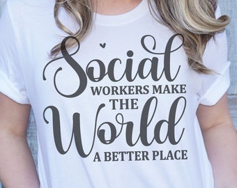 Social Worker Short Sleeve Tee, social worker appreciation gift, social worker month tshirt, school social worker shirt, support tee