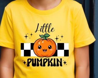Kids Pumpkin Graphic Tee, Cute Pumpkin Kids Shirt, Autumn Gift for Kids T-Shirt, Fall Apparel, Little Pumpkin Tee, Fun Fall Gift