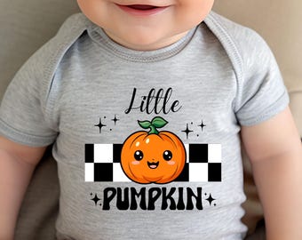 Cute Pumpkin Baby Bodysuit, Autumn Fall Outfit, Infant Costume, Baby Shower Gift, Toddler Apparel, New Baby Gift, Sweet grandma gift