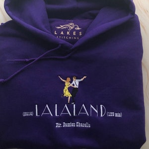 La La Film T-shirt brodé, sweat-shirt, col rond, sweat à capuche