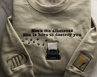 The Tortured Poets Department Lyric anpassbares Taylor Swift Sweatshirt/Rundhalsausschnitt, Kapuzenpullover