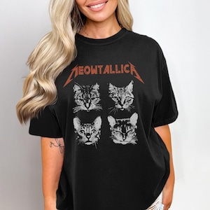 Meowtallica Shirt - Etsy