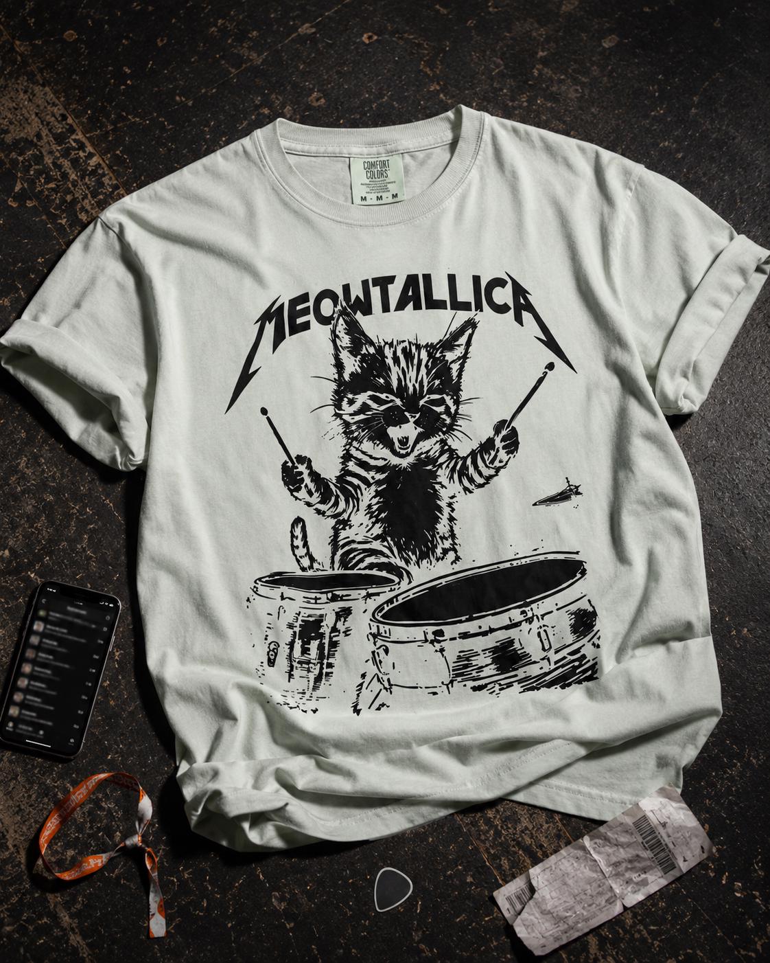 Meowtallica shirt - Etsy 日本