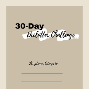 30-Day Declutter Challenge