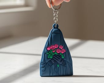 Sleutelhanger - schattige Niqab-sleutelhanger, leuk cadeau voor haar, moslima-sleutelhanger, islamitische sleutelhanger, moslimcadeaus, cadeau zus, cadeau zus, cadeau beste vriend
