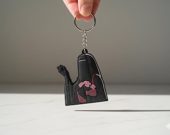 Sleutelhanger - schattige Niqab-sleutelhanger, leuk cadeau voor haar, moslima-sleutelhanger, islamitische sleutelhanger, moslimcadeaus, cadeau zus, cadeau zus, cadeau beste vriend