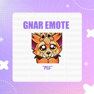 Twitch Emotes - League of Legends - Gnar &quot;pls&quot; [Discord/Youtube/Twitch]