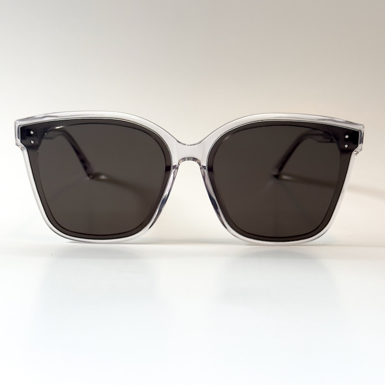 Lucas Grey/Clear Frame Sunglasses main image 1