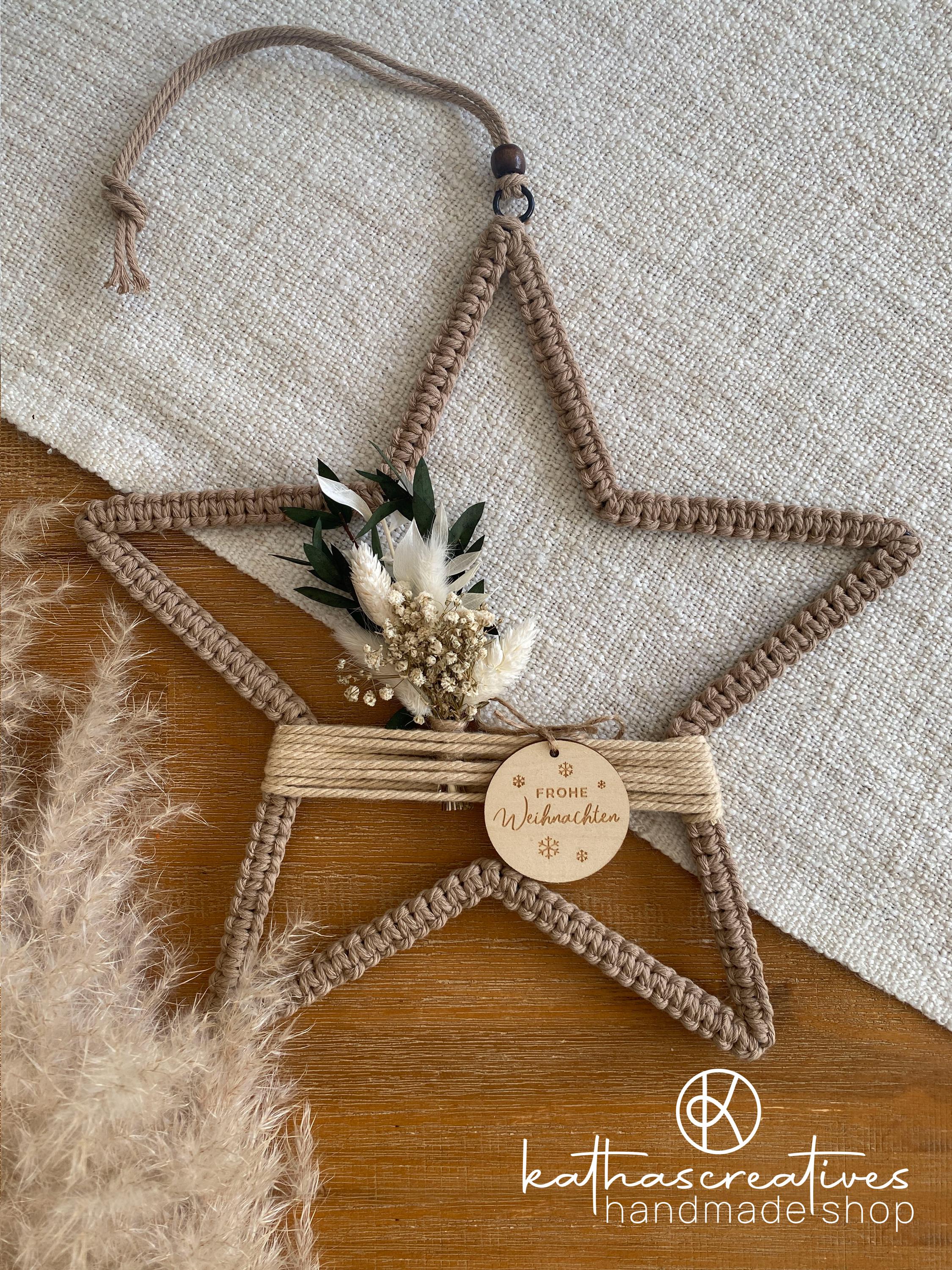 Makramee weihnachtsstern - Etsy.de