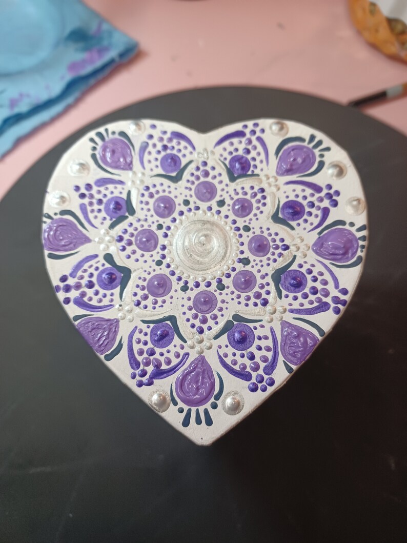 Hand Painted Keepsake Box Etsy