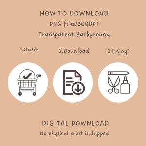 Akvarell rustik höst Clipart: Mysig höst PNG-grafik (Kommersiellt bruk) bild 8