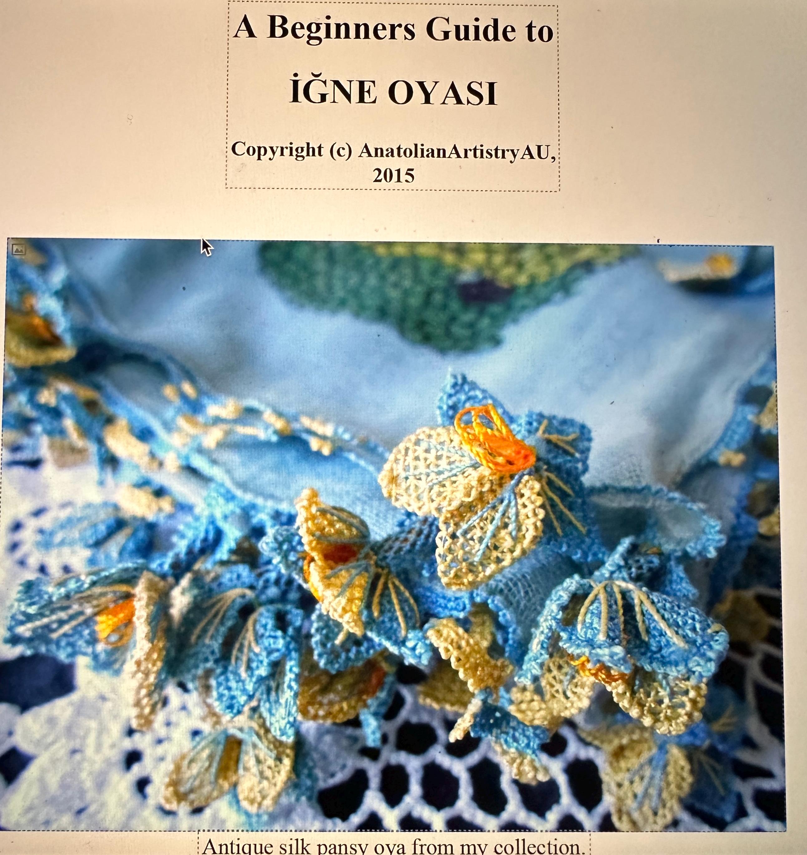 Beginner's Guide to Turkish Needle Lace (oya) – PDF Digital