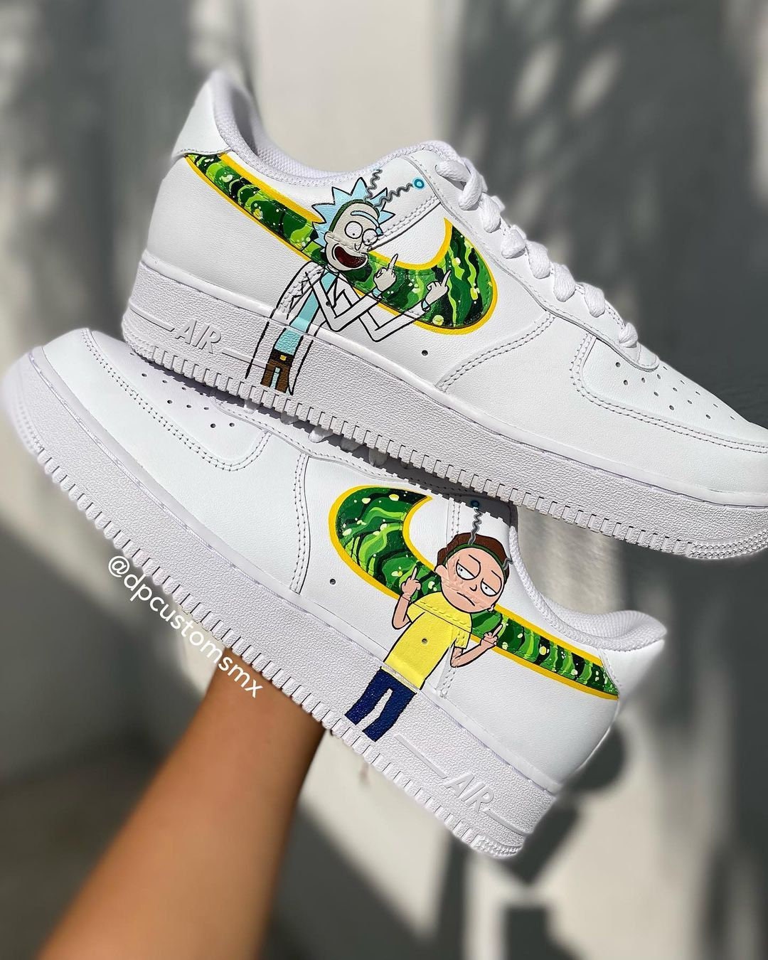 rick and morty af1 custom