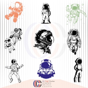 Astronaut SVG, Astronaut svg cut file, Space SVG, Moon svg, Astronaut Clipart, Astronaut cut file, space clipart, svg files for cricut