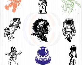 Astronaut SVG, Astronaut svg geschnitten Datei, Weltraum SVG, Mond svg, Astronaut Clipart, Astronaut geschnitten Datei, Weltraum Clipart, svg-Dateien für Cricut